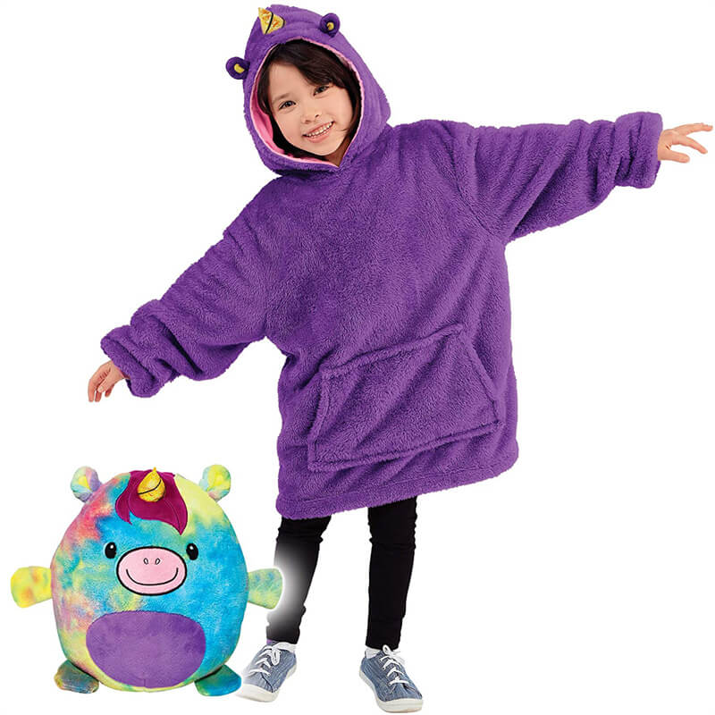 unicorn purple hoodie